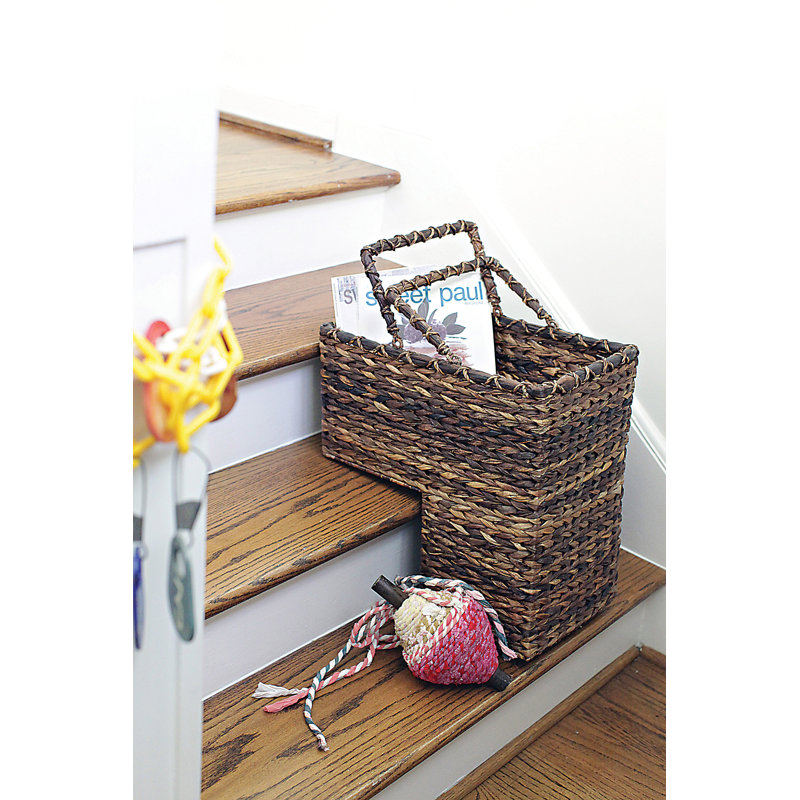 Bloomsbury Market BacBac Leaf Woven Stair Basket & Reviews Wayfair